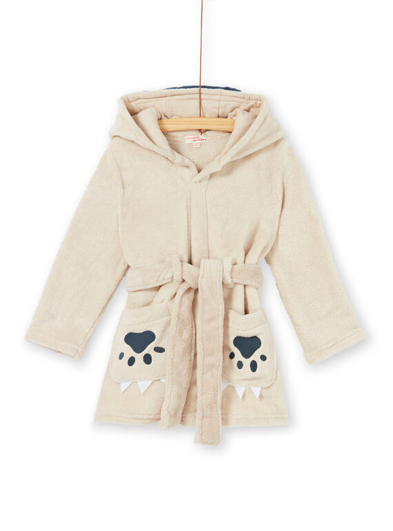 Robe de chambre enfant garçon motif chien  KEGOROBDOG / 20WH12C2RDC080
